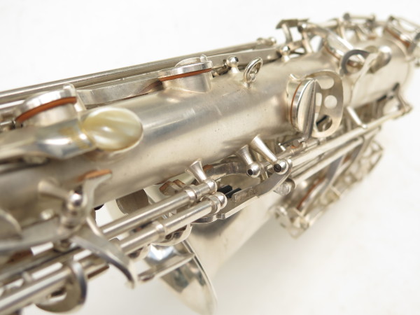 Saxophone alto Leblanc Semi Rationnl argenté gravé (10)