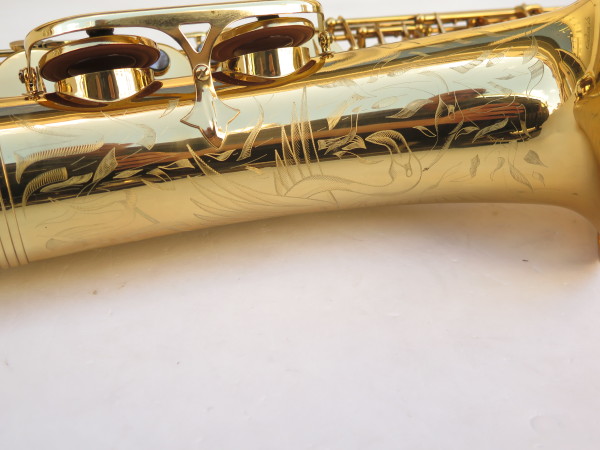 Saxophone ténor Selmer Référence 36 Flamingo verni gravé (6)