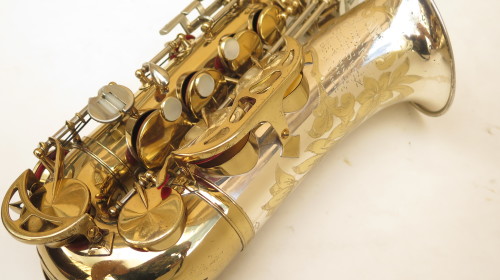 Saxophone alto King Super 20 Silversonic verni gravé (1)