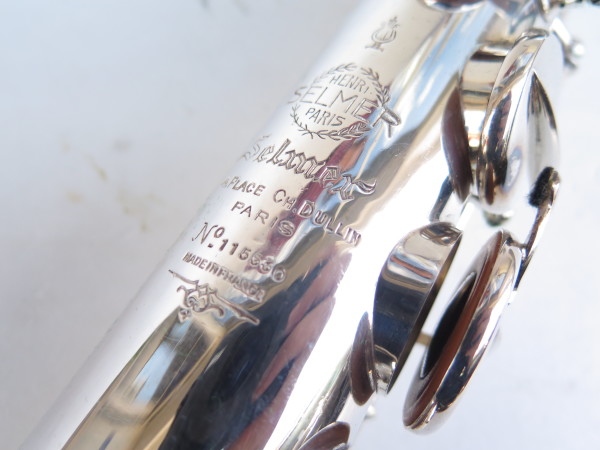 Saxophone soprano Selmer Mark 6 argenté place Dullin (11)