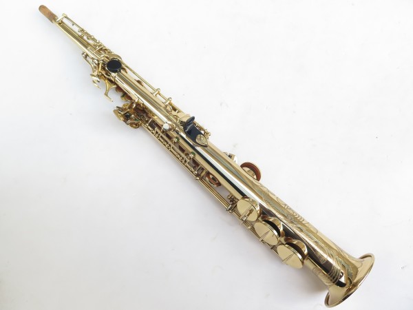 Saxophone soprano Selmer Super Action 80 Série 2 verni gravé (4)