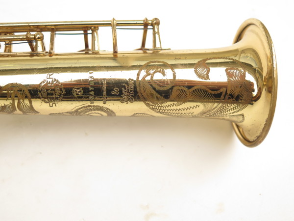 Saxophone soprano Selmer Super Action 80 verni gravé (15)