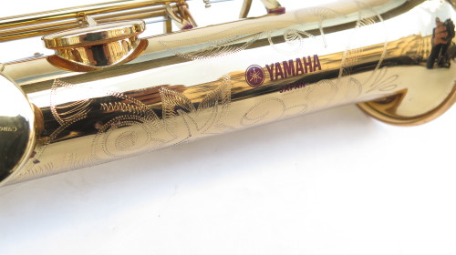 Saxophone soprano Yamaha YAS 62 verni gravé purple logo (1)