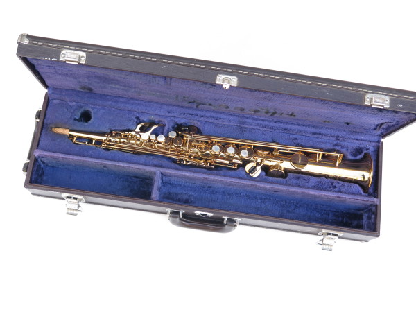 Saxophone soprano Yamaha YAS 62 verni gravé purple logo (10)