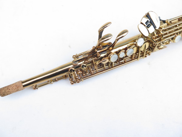 Saxophone soprano Yamaha YAS 62 verni gravé purple logo (3)