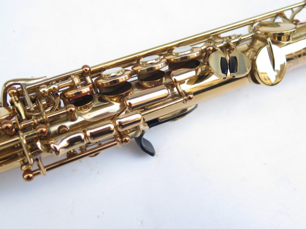 Saxophone soprano Yamaha YAS 62 verni gravé purple logo (4)