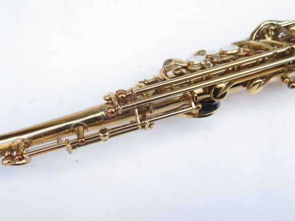 Saxophone soprano Yamaha YAS 62 verni gravé purple logo (5)