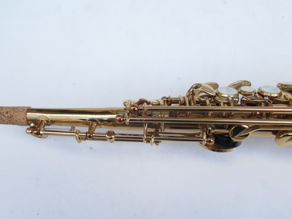 Saxophone soprano Yamaha YAS 62 verni gravé purple logo (8)