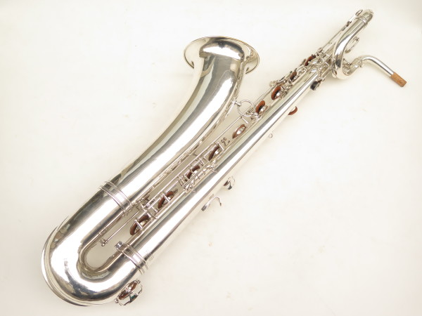 Saxophone baryton Selmer Mark 6 argenté Sib (13)