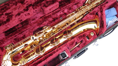 Saxophone baryton Yamaha YBS 62 II verni gravé (1)