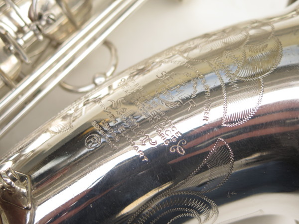 Saxophone ténor Selmer Mark 6 argenté gravé (8)