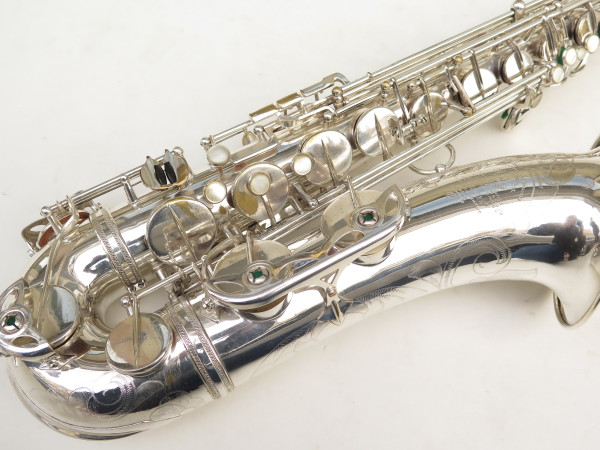 Saxophone ténor Selmer Mark 6 argenté gravé (9)