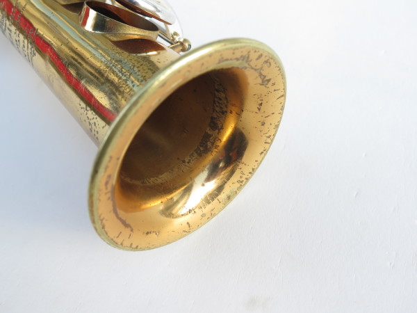 Saxophone soprano Selmer Mark 6 verni clétage argenté (13)