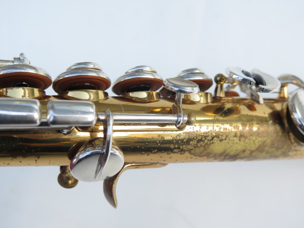 Saxophone soprano Selmer Mark 6 verni clétage argenté (16)