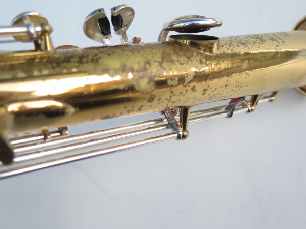 Saxophone soprano Selmer Mark 6 verni clétage argenté (4)