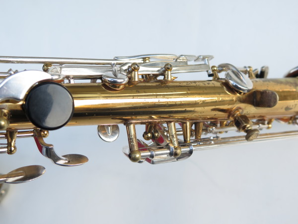 Saxophone soprano Selmer Mark 6 verni clétage argenté (5)