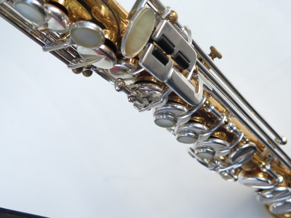 Saxophone soprano Selmer Mark 6 verni clétage argenté (6)