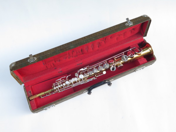 Saxophone soprano Selmer Mark 6 verni clétage argenté (7)