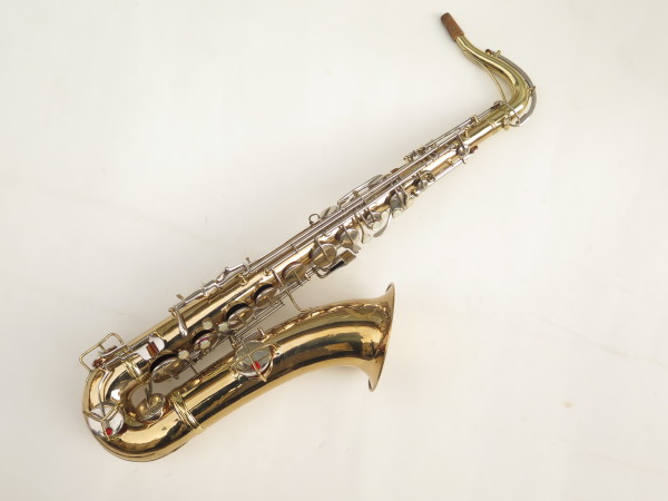 Saxophone ténor Conn transitionnel verni gravé clétage argenté (10)