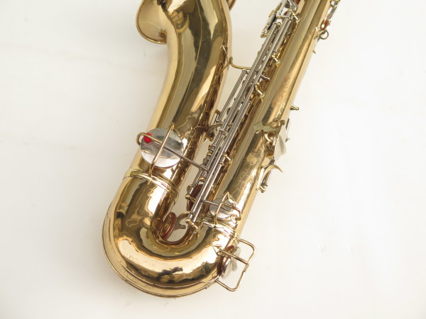 Saxophone ténor Conn transitionnel verni gravé clétage argenté (14)